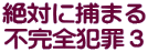 絶対に捕まる 不完全犯罪３